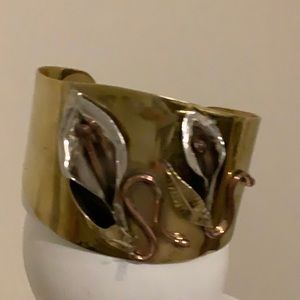 Calla Lilly Cuff Bracelet